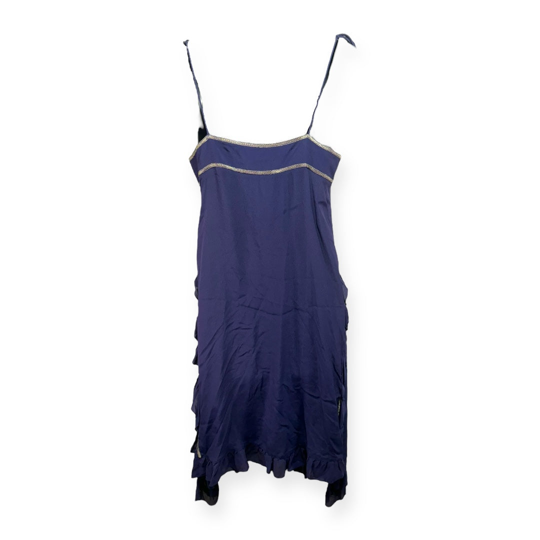 Midnight Blue Midi Dress Designer See By Chloe, Size S