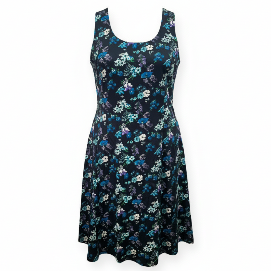 Floral Sleeveless A-Line Dress Designer Derek Lam, Size M