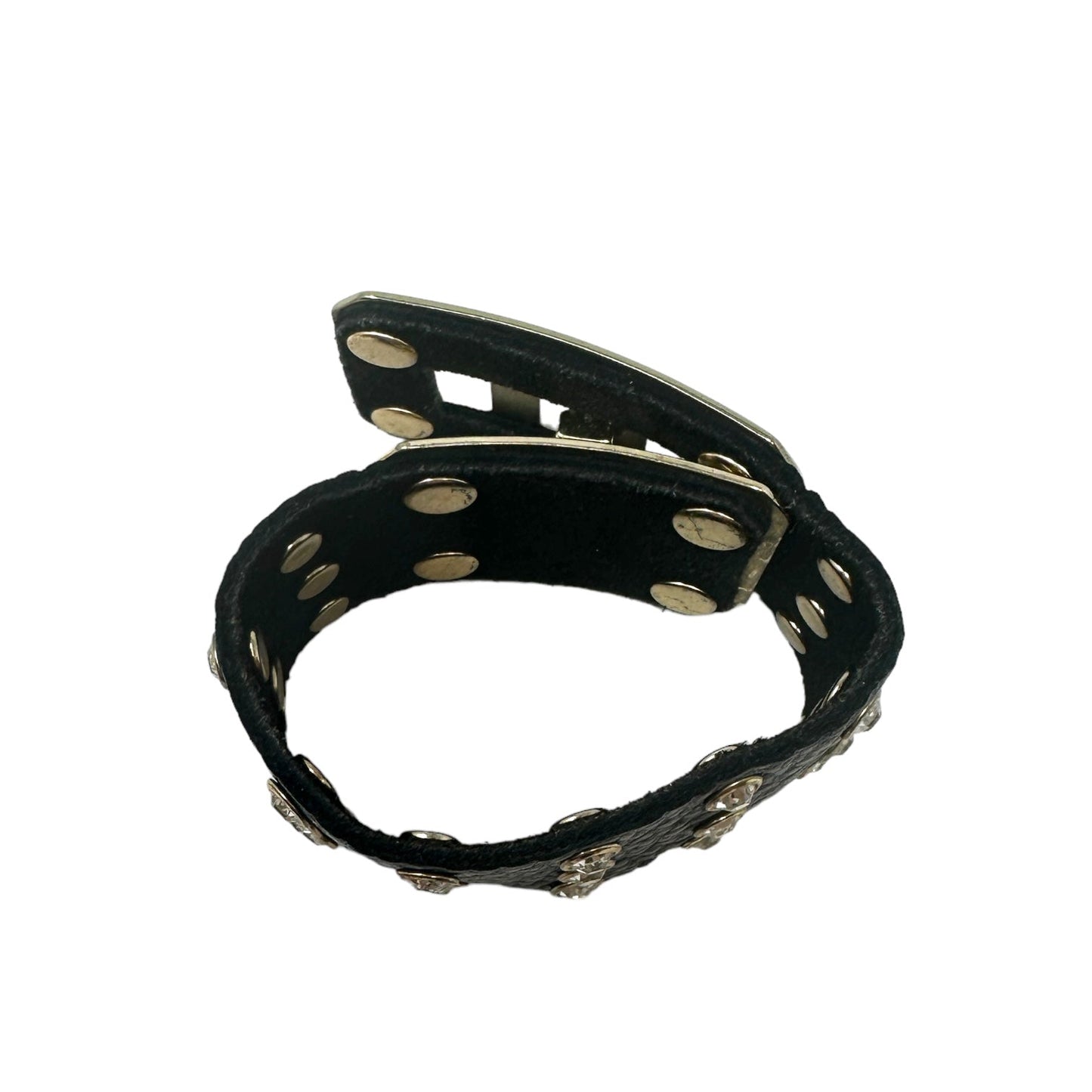 Crystal Studded Bracelet Cuff Unknown Brand