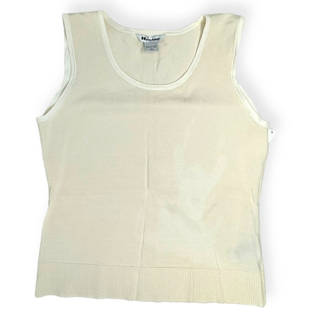 Cream Top Sleeveless Nygard Peter, Size M