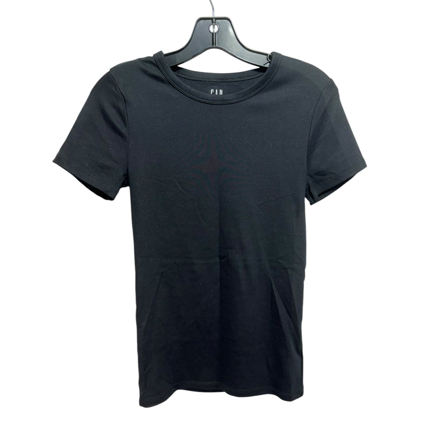 Top Short Sleeve Basic By Gap In Black, Size: S