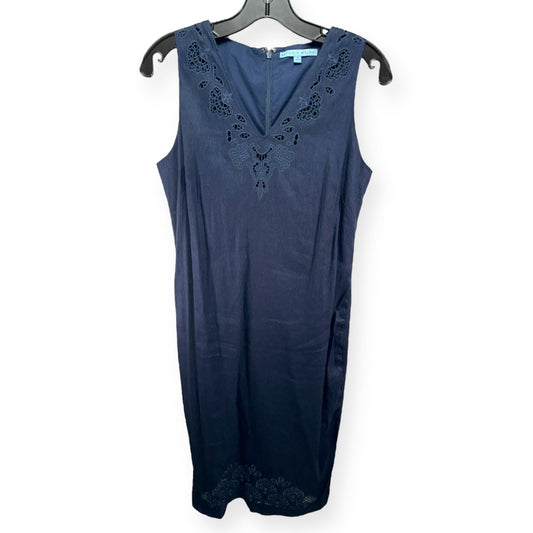 Navy Dress Casual Maxi Antonio Melani, Size 4