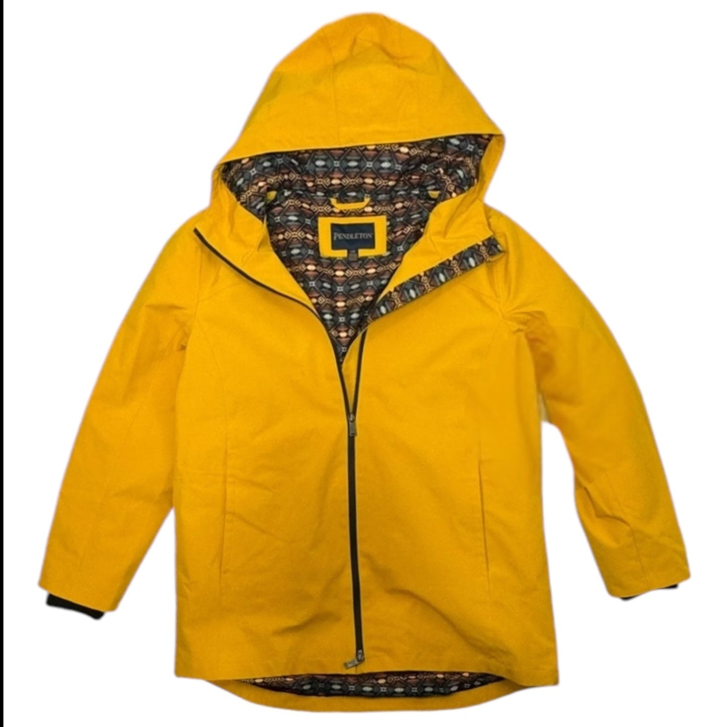 Victoria A Line Slicker Rain Jacket By Pendleton In Yellow, Size: L