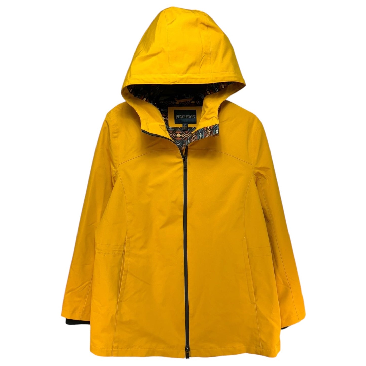 Victoria A Line Slicker Rain Jacket By Pendleton In Yellow, Size: L