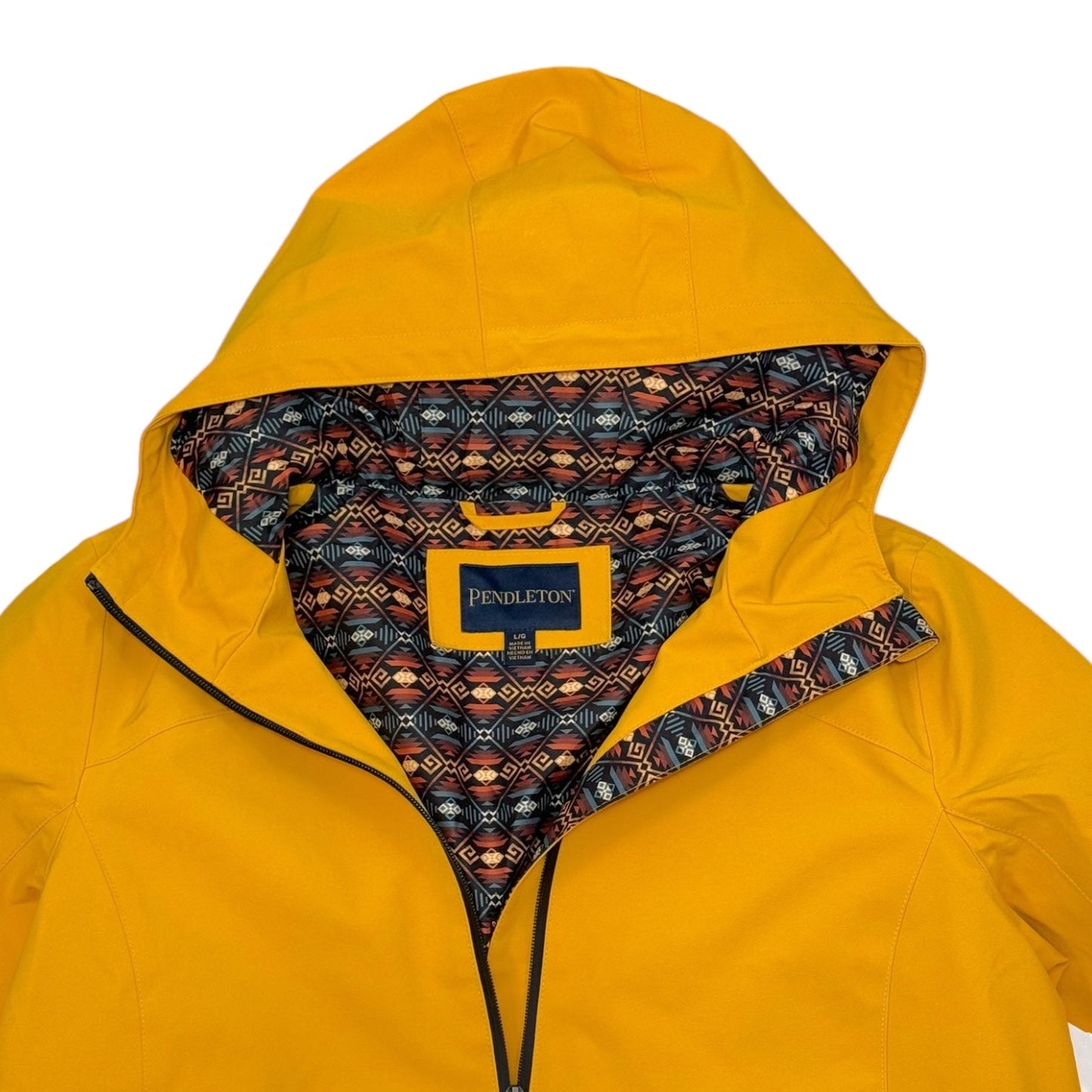 Victoria A Line Slicker Rain Jacket By Pendleton In Yellow, Size: L