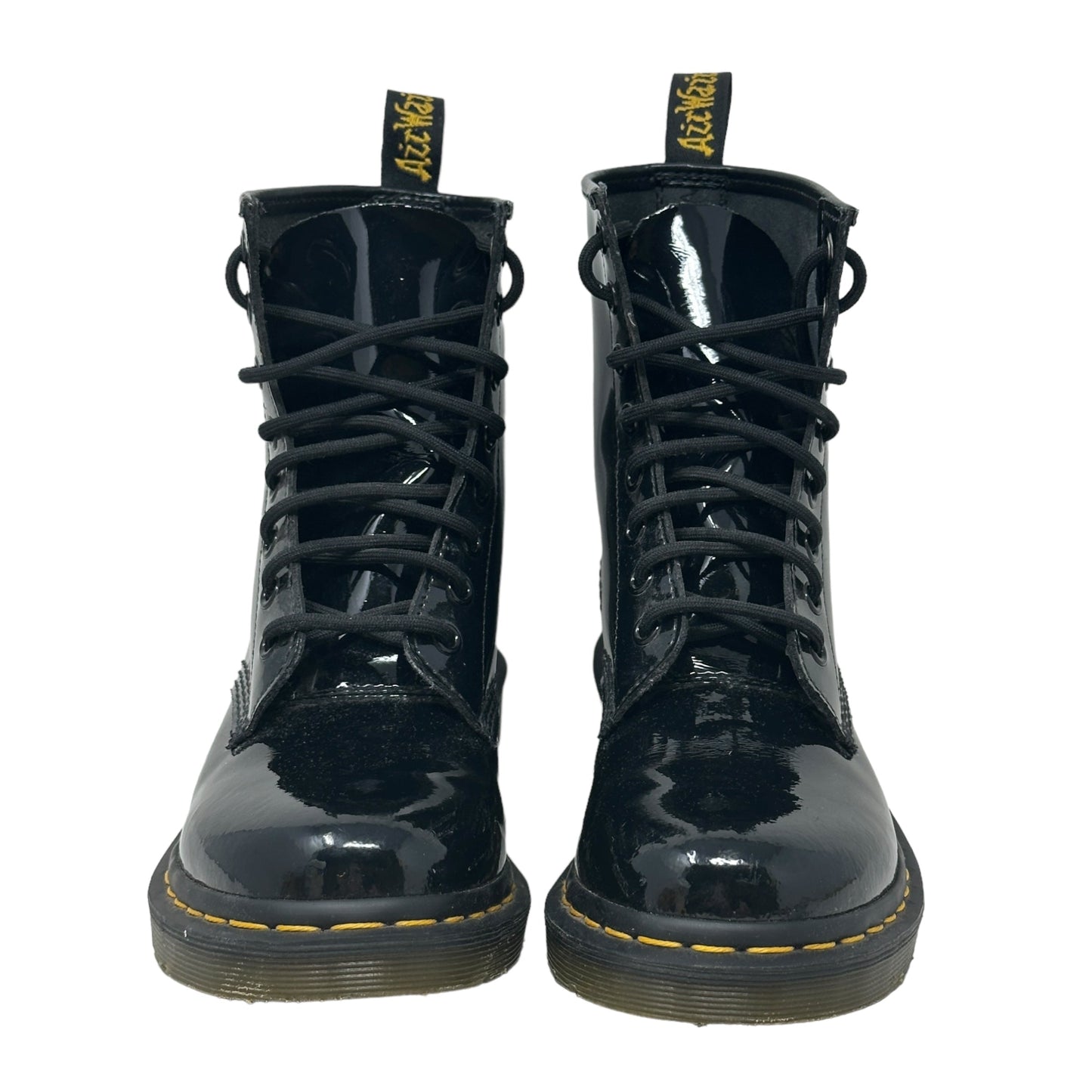 1460 Patent Leather Boots By Dr Martens In Black, Size: 7