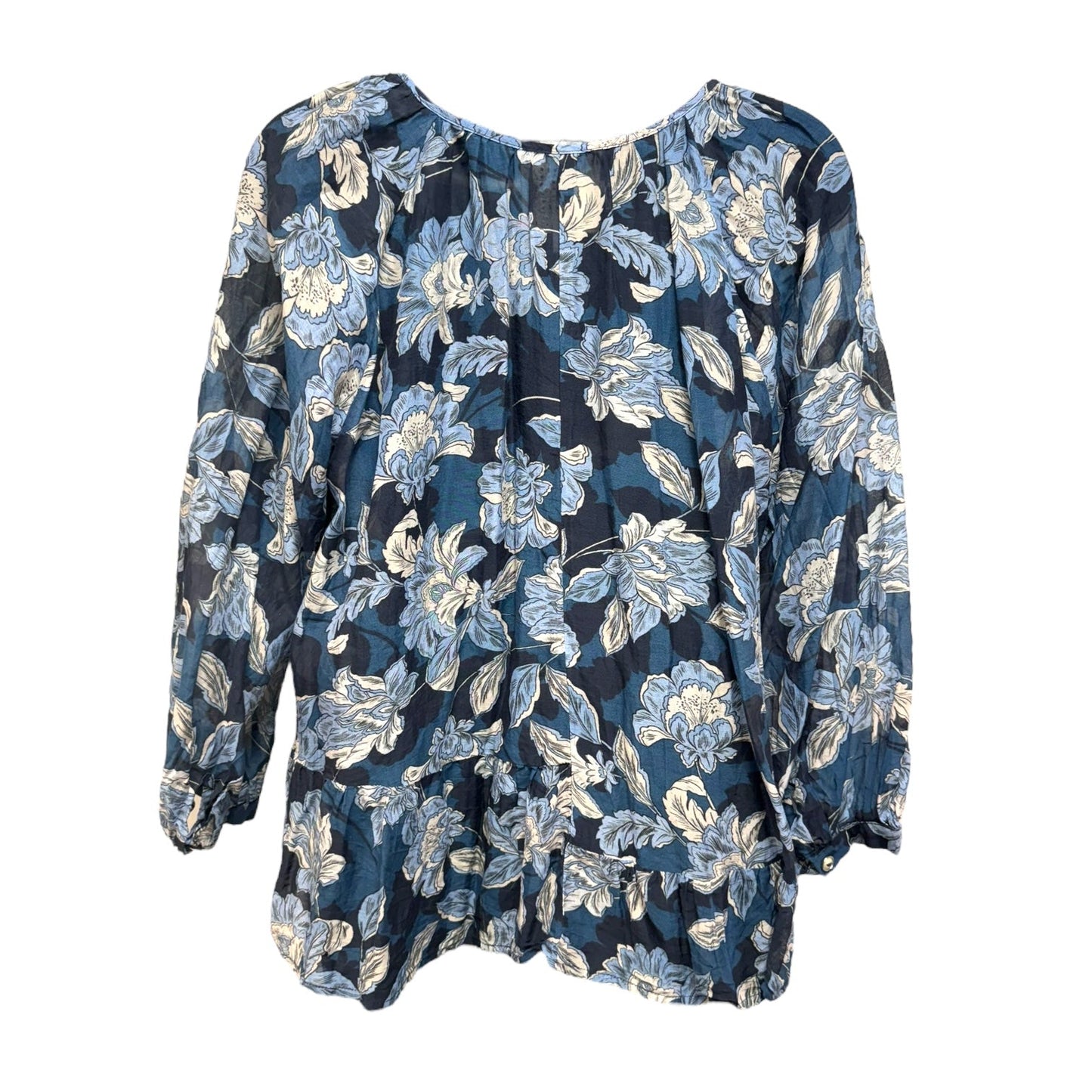 Top Long Sleeve Designer By Johnny Was In Blue, Size: M