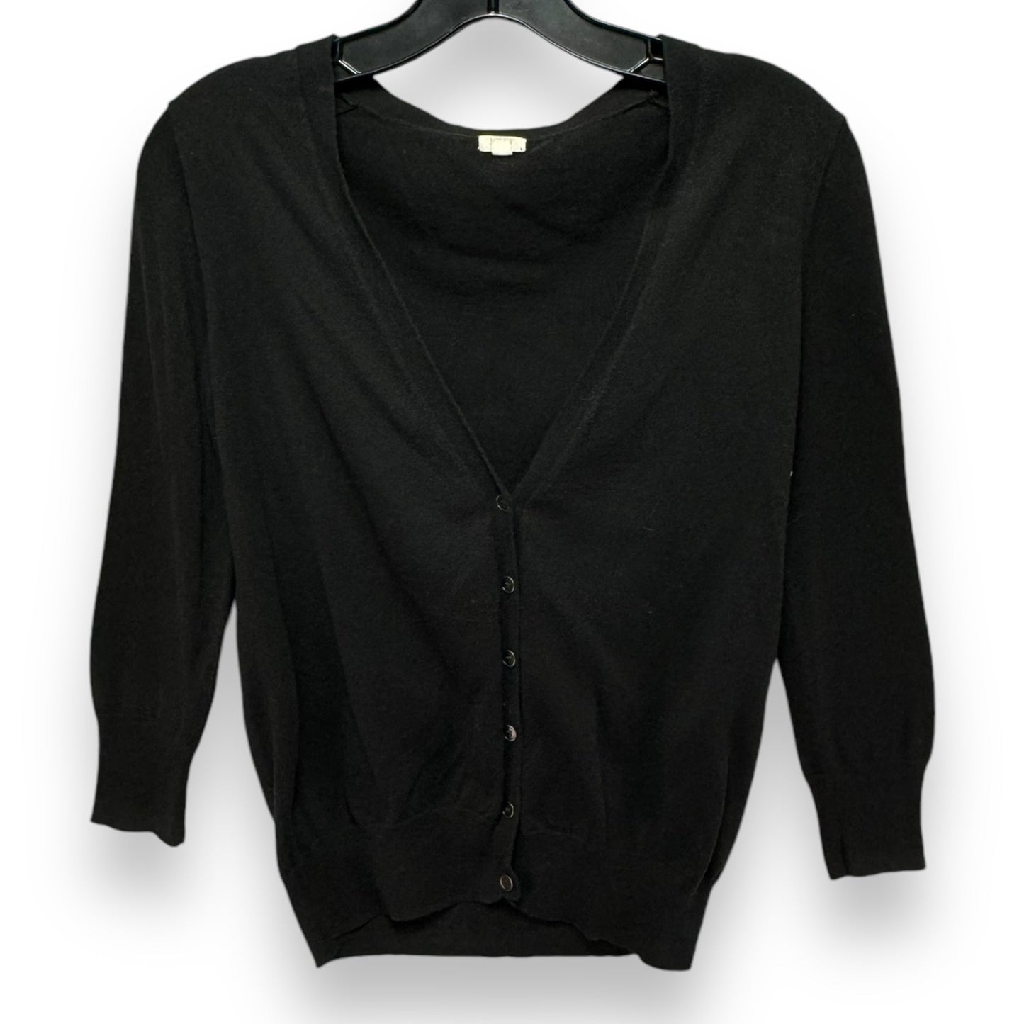 Sweater Cardigan By J. Crew In Black, Size: S