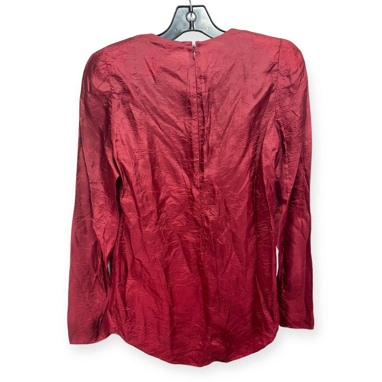 Top Long Sleeve Designer By Carven In Red, Size: 6 (EU 38)