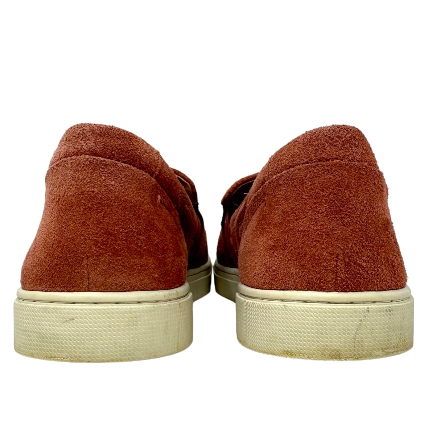 Ivy Primrose Suede Slip On Sneakers Designer By Frye In Rosewood, Size: 10