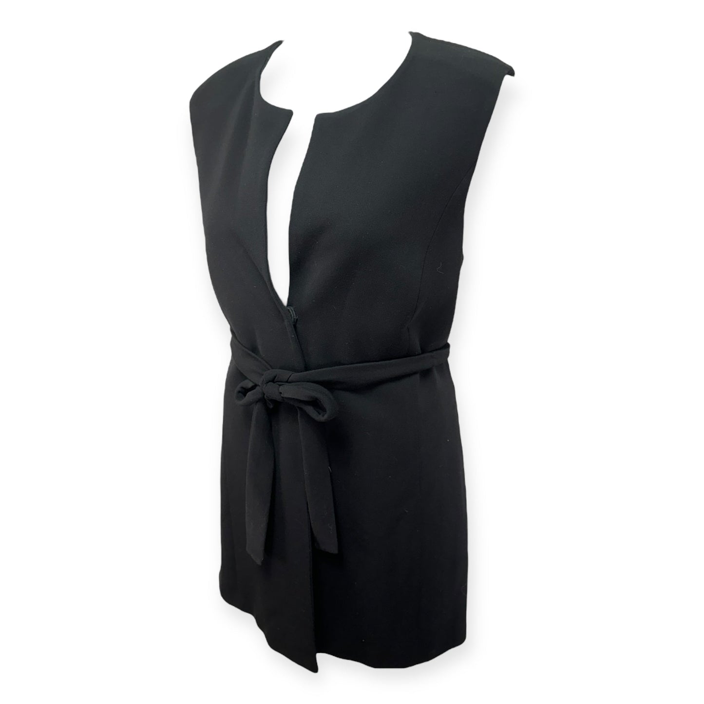 Vest Designer By Marina Rinaldi In Black, Size: M