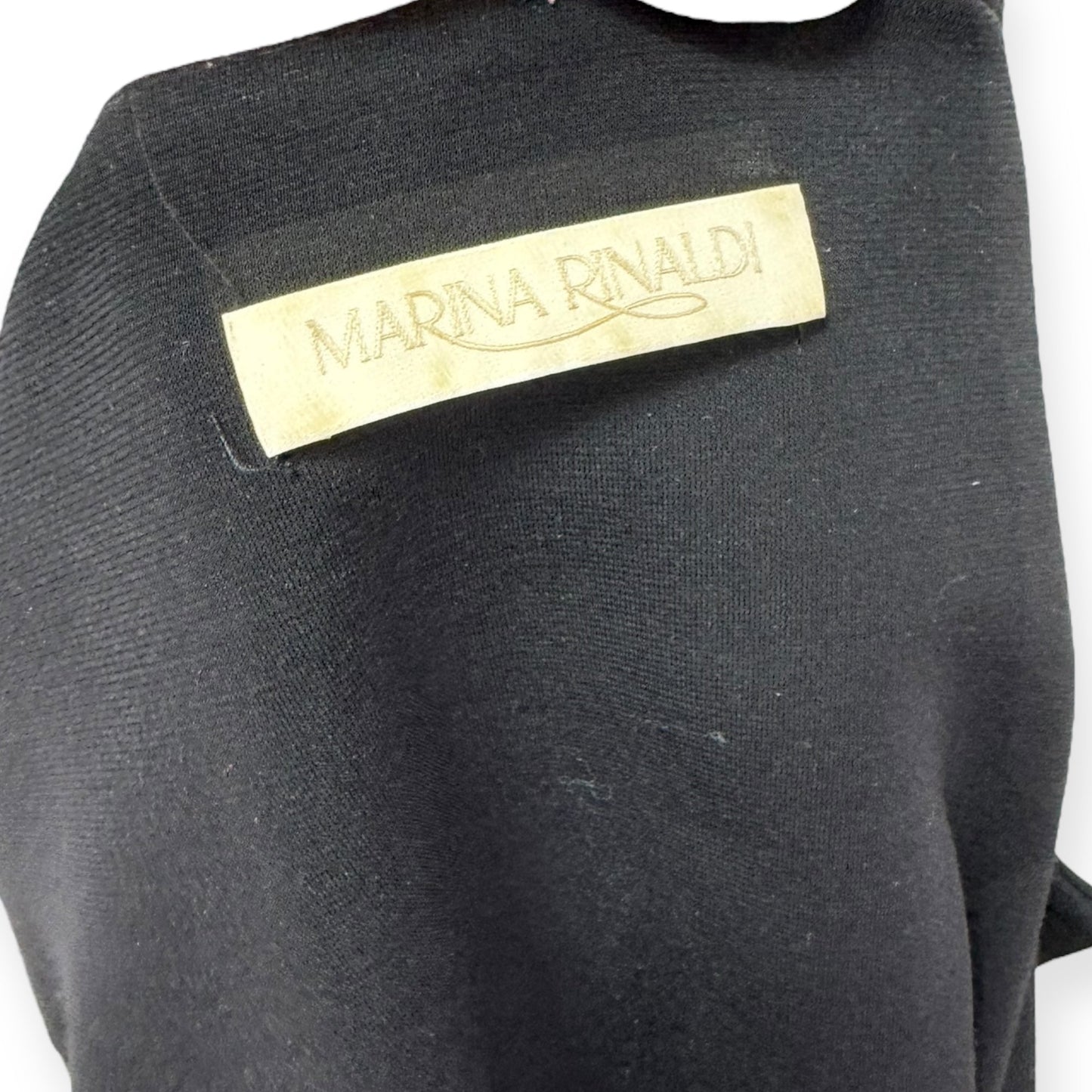 Vest Designer By Marina Rinaldi In Black, Size: M