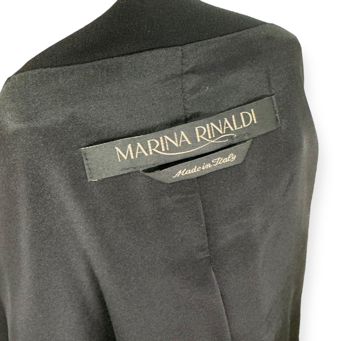 Blazer Designer By Marina Rinaldi In Black, Size: 14