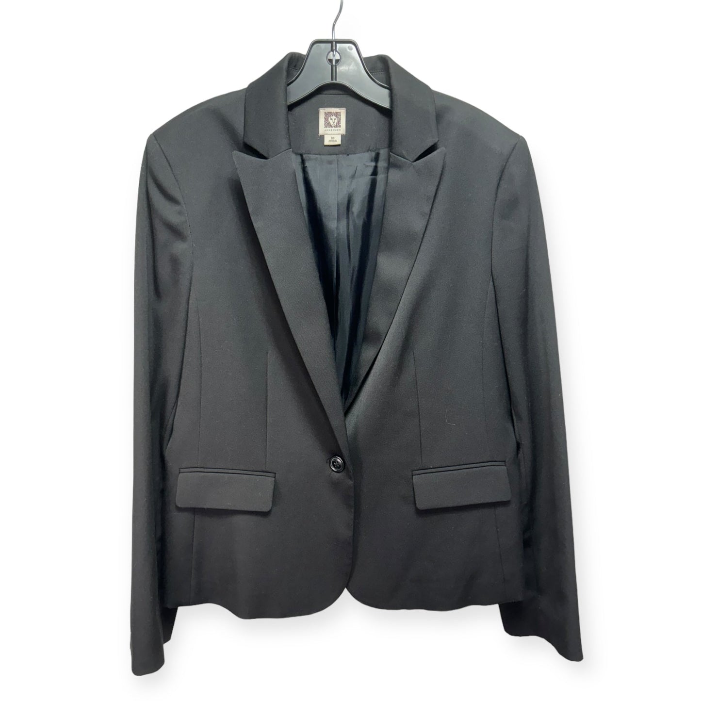 Blazer By Anne Klein In Black, Size: 16