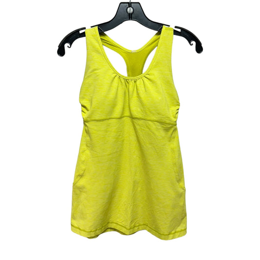 Athletic Tank Top By Lululemon In Chartreuse, Size: 8