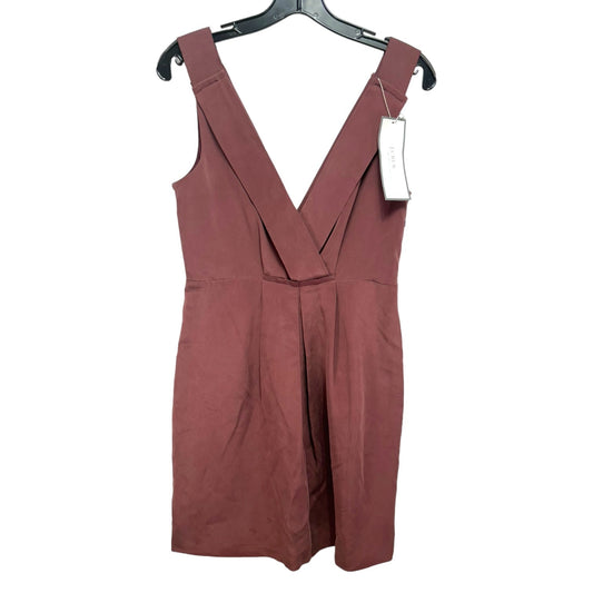 Silk Dress Casual Short By J. Crew In Mauve, Size: 8