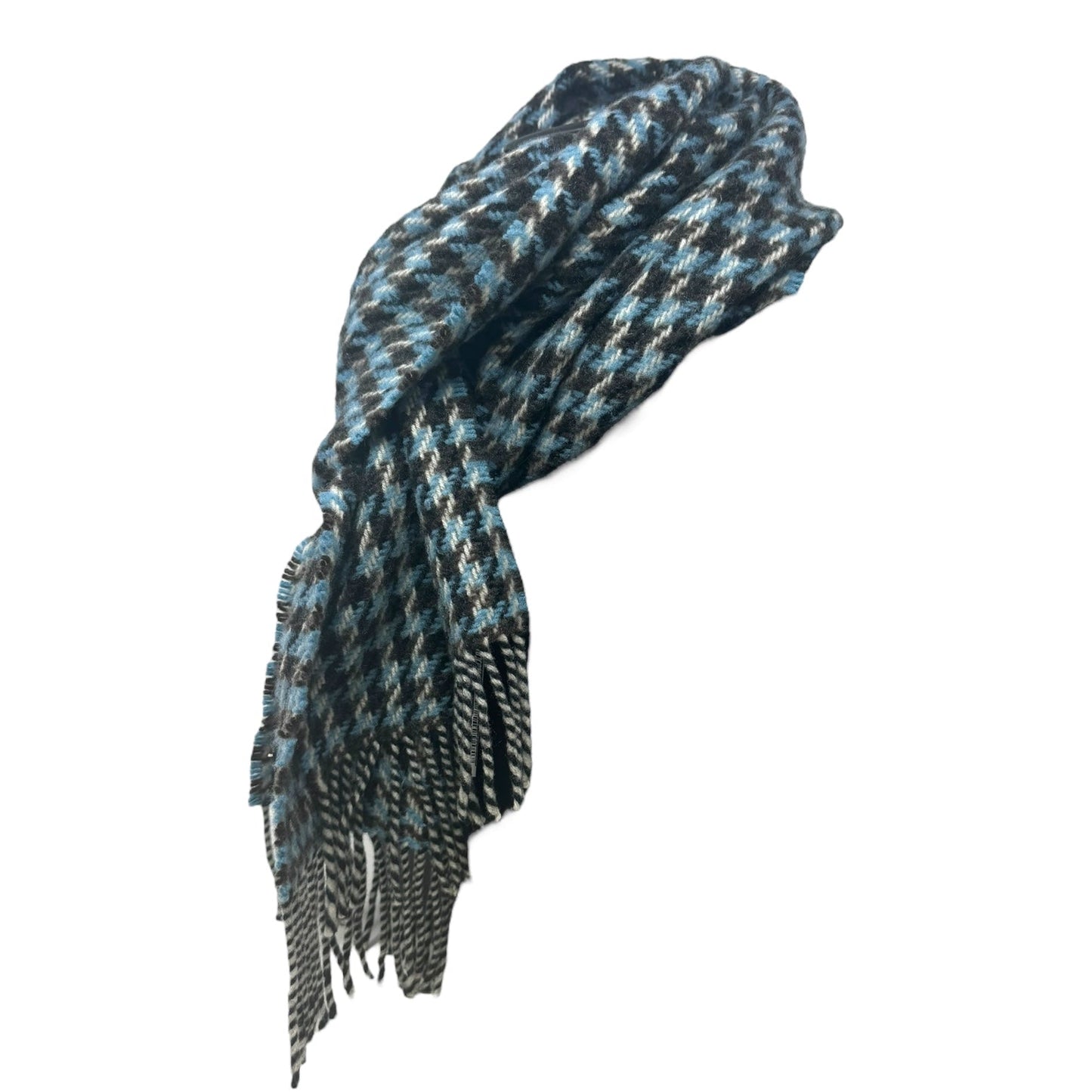 Houndstooth Wool Cashmere Blend Scarf Designer By Coach