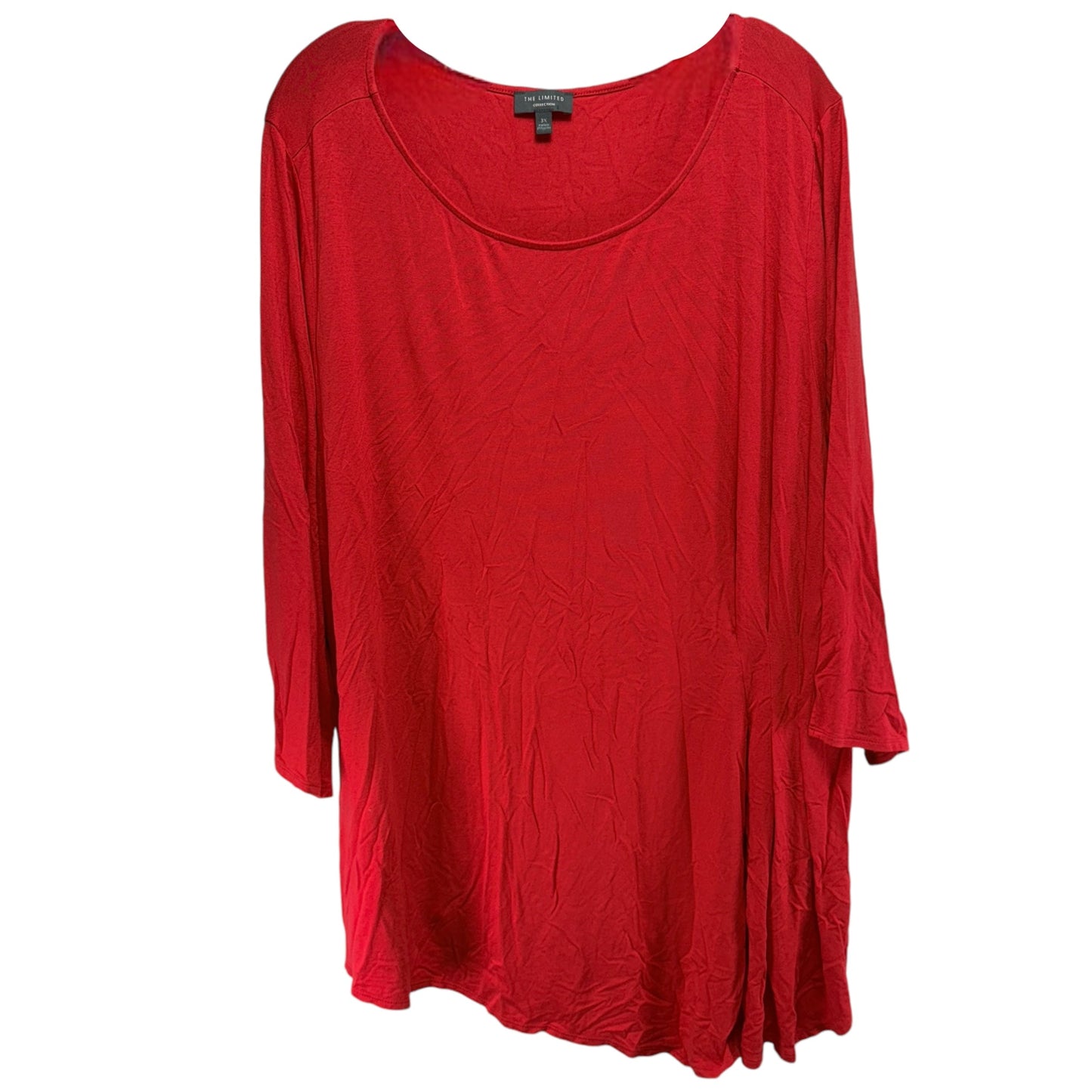 Top Long Sleeve By Limited In Red, Size: 3X