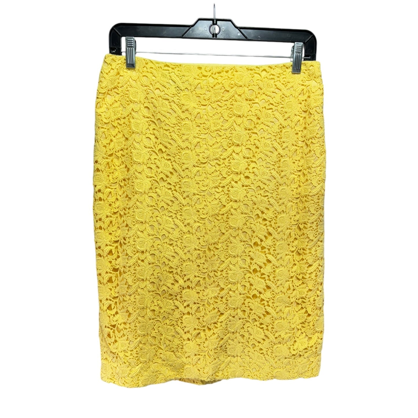 Skirt Midi By Talbots In Yellow, Size: 4