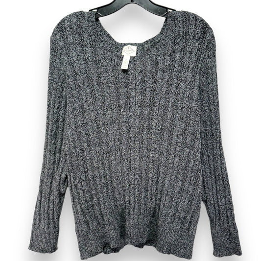 Sweater By St Johns Bay In Grey, Size: 2x