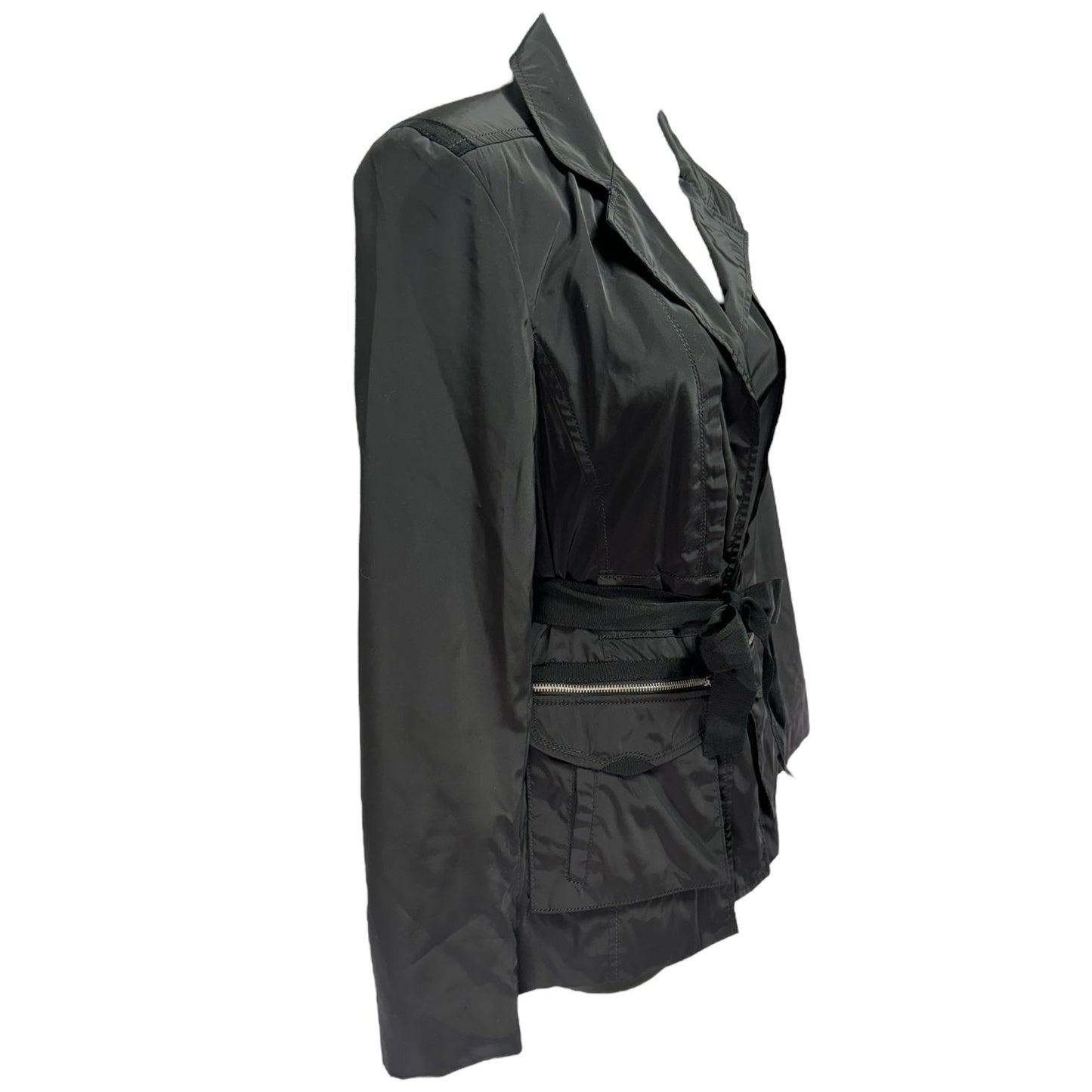 Coat Raincoat By Vince Camuto In Black, Size: Xs