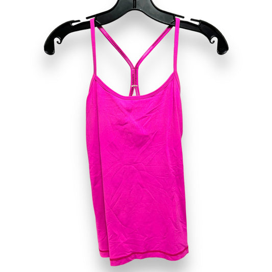 Athletic Tank Top By Lululemon In Pink, Size: 6