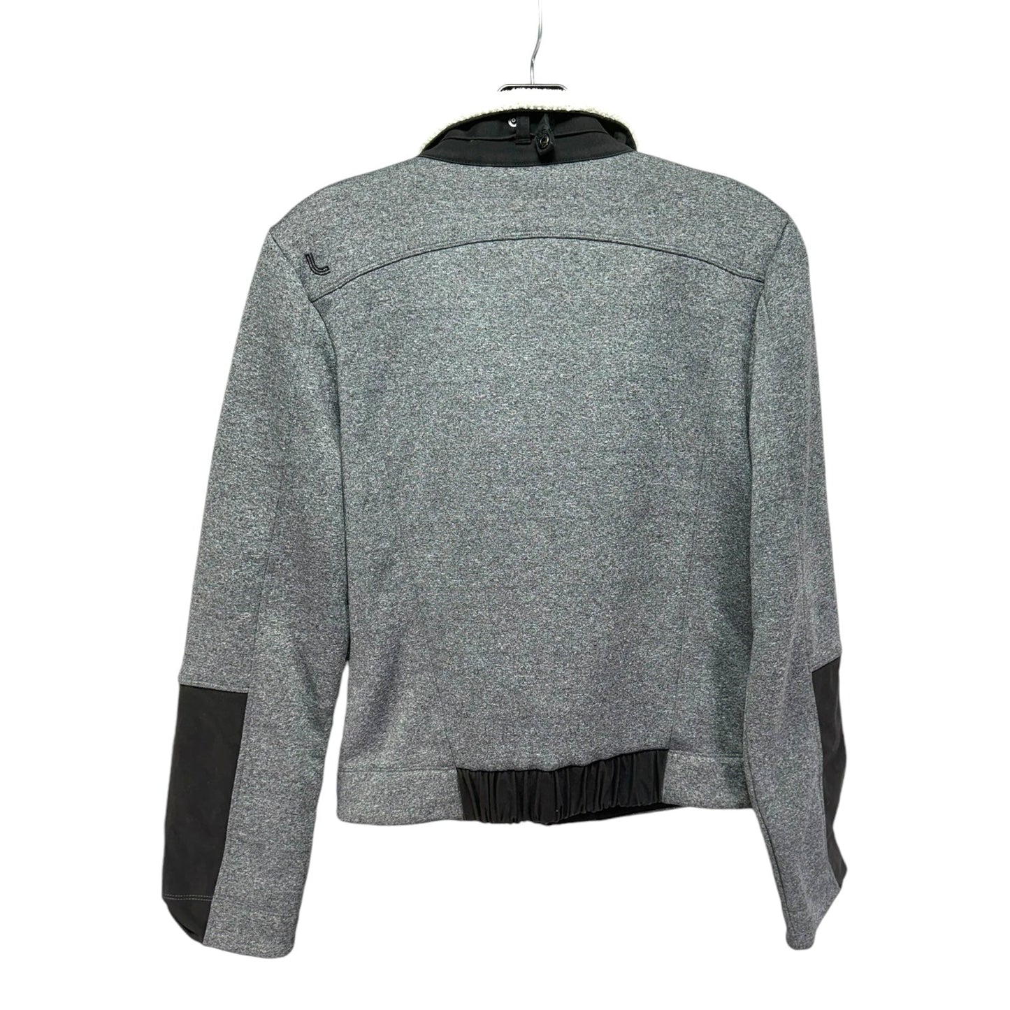 Athletic Jacket By Lole In Black & Grey, Size: M