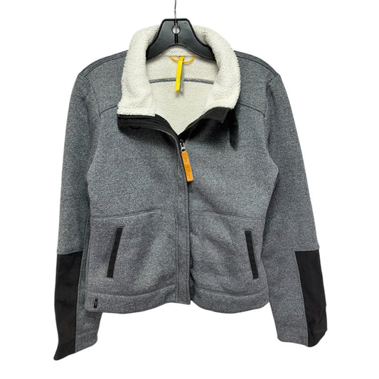 Athletic Jacket By Lole In Black & Grey, Size: M