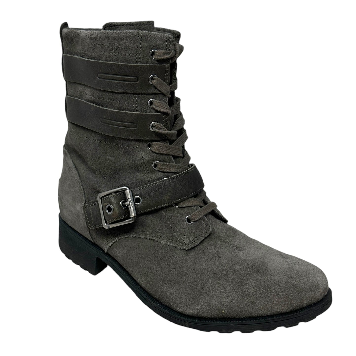 Zia Waterproof Leather Boots By Ugg In Slate, Size: 12