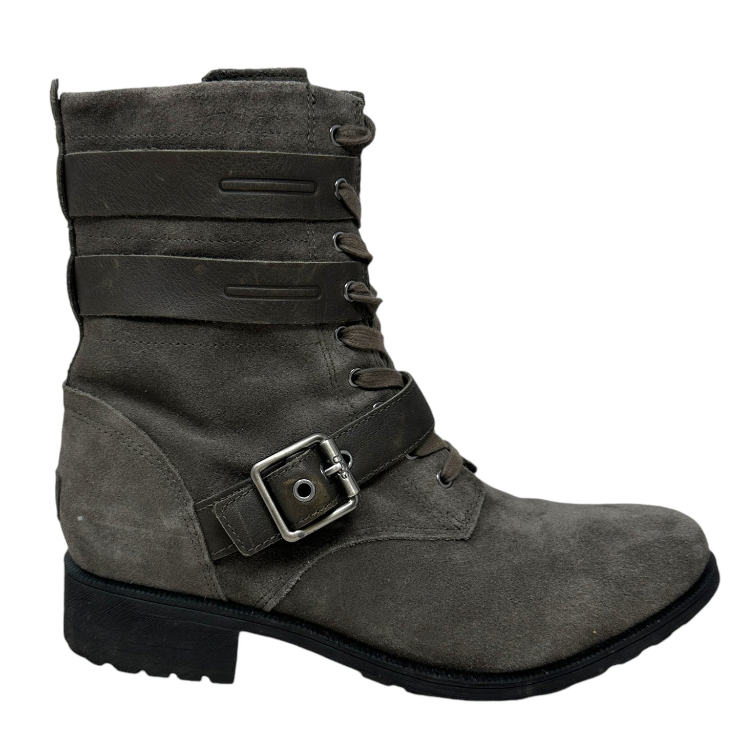 Zia Waterproof Leather Boots By Ugg In Slate, Size: 12