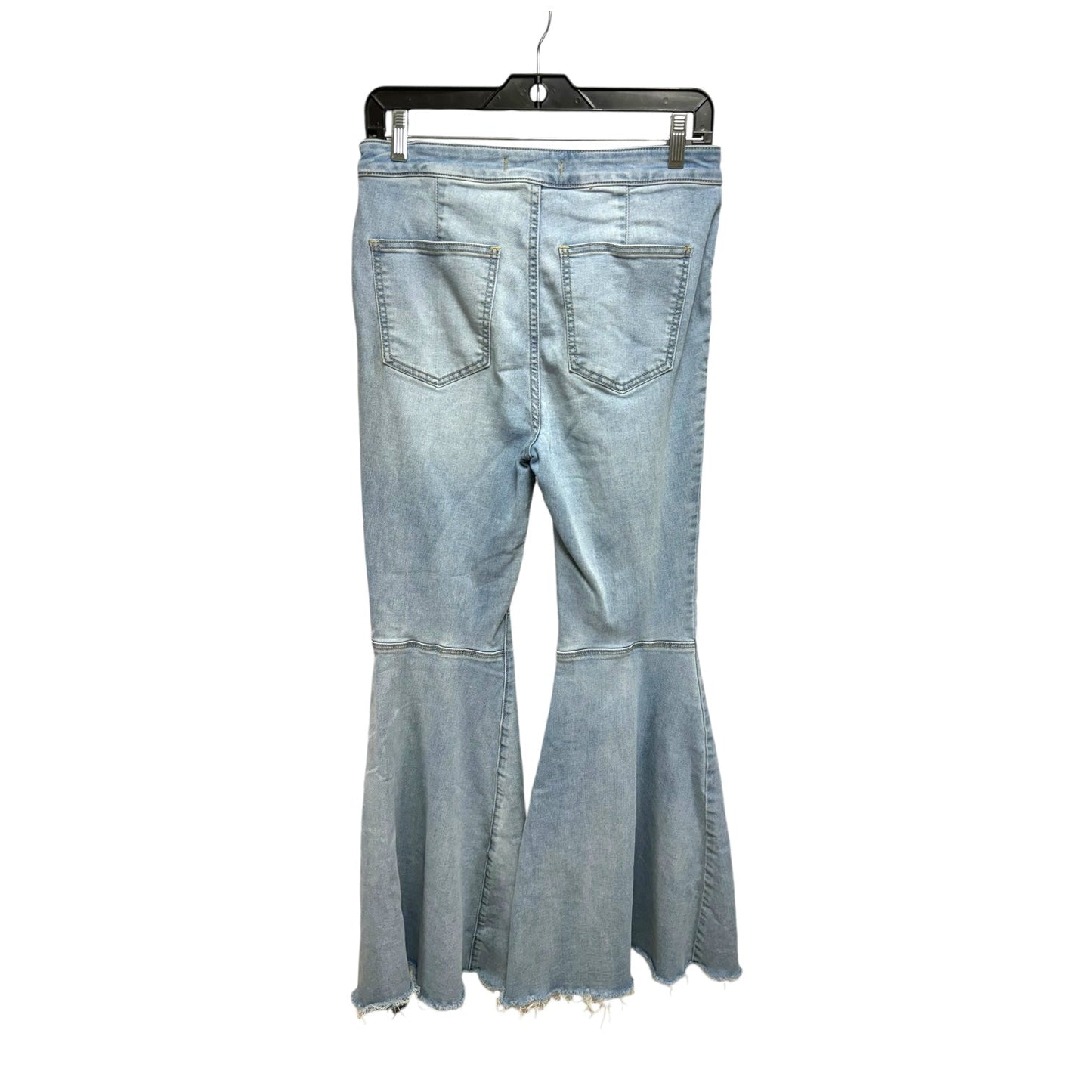 Jeans Flared By Free People In Blue Denim, Size: 6