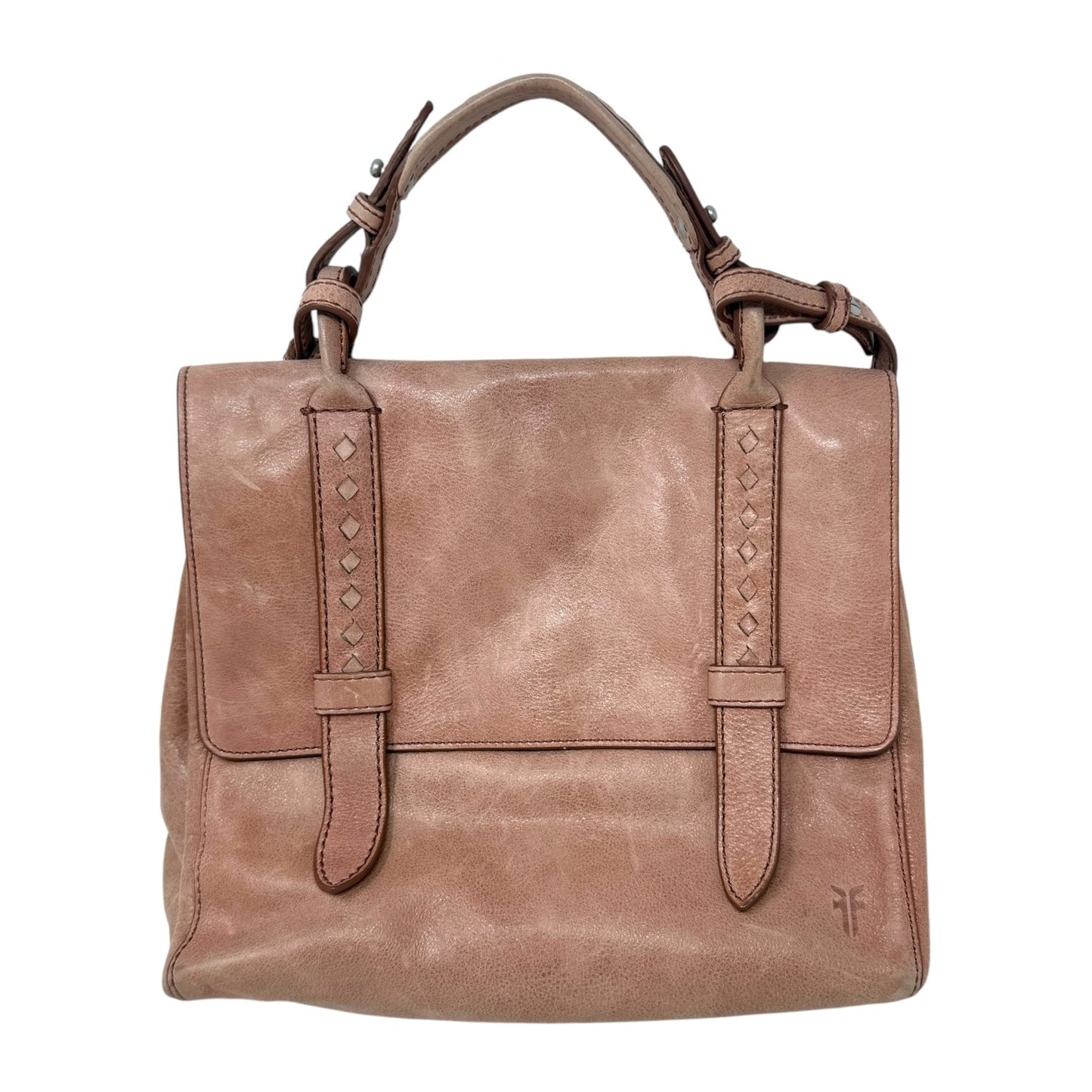 Reed Mini Flap Satchel Designer By Frye In Dusty Rose, Size: Medium