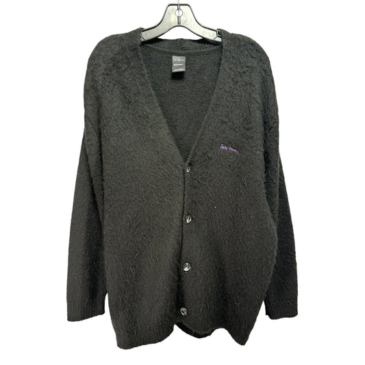 Fuzzy Sweater Cardigan By Iets Frans In Black, Size: M