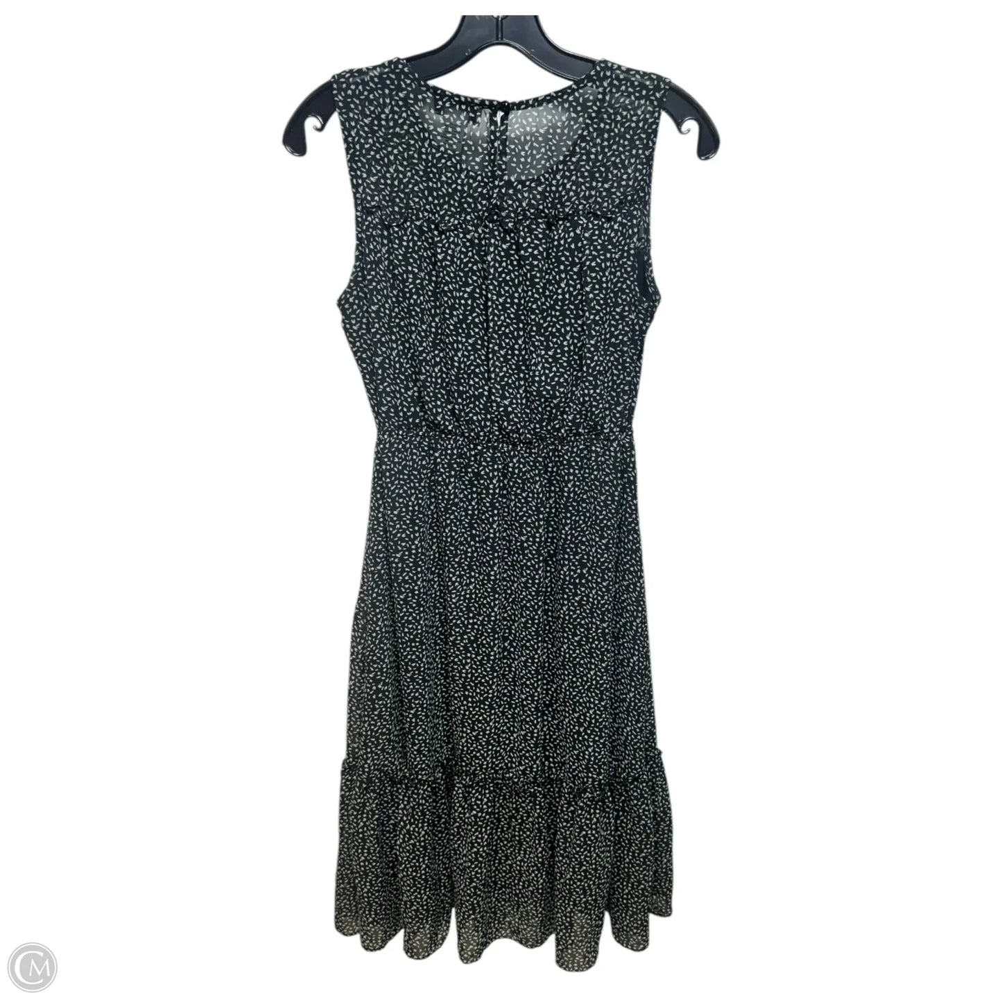 Dress Casual Maxi By Nicole Miller In Black & White, Size: 2