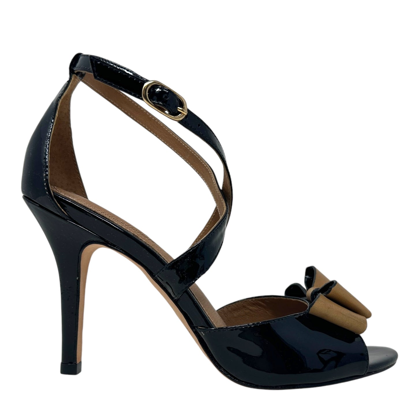 Alfazema Heeled Sandal By Corso Como In Black & Brown, Size: 8