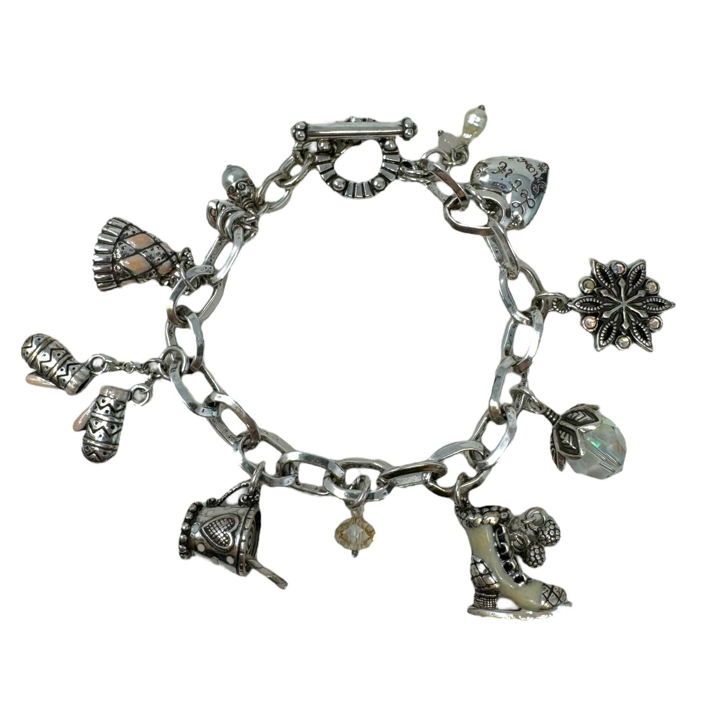 Retired Winter Wonderland Charm Bracelet By Brighton, Size: 0