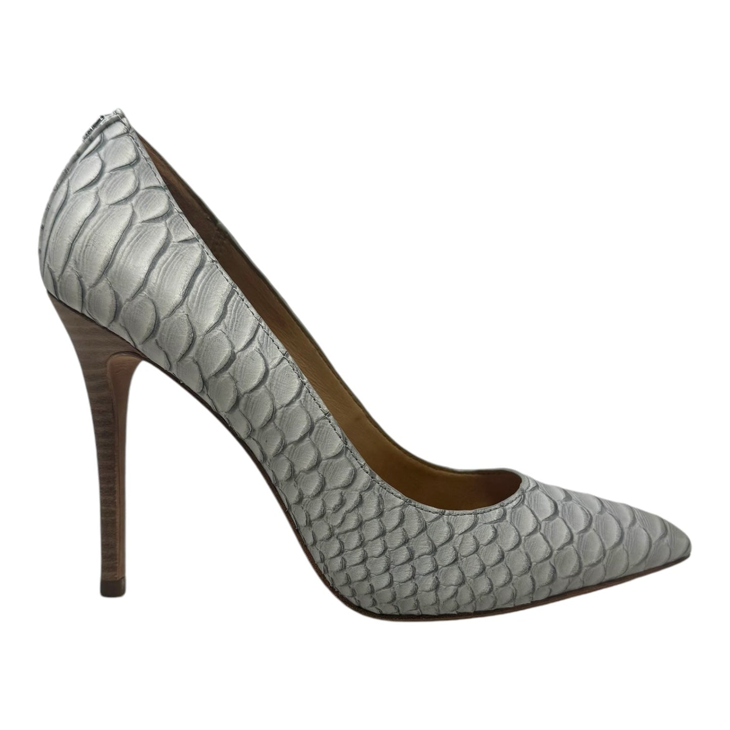 Harlee Cut Snake Pumps Designer By Coach In Faux Snakeskin Print, Size: 7.5