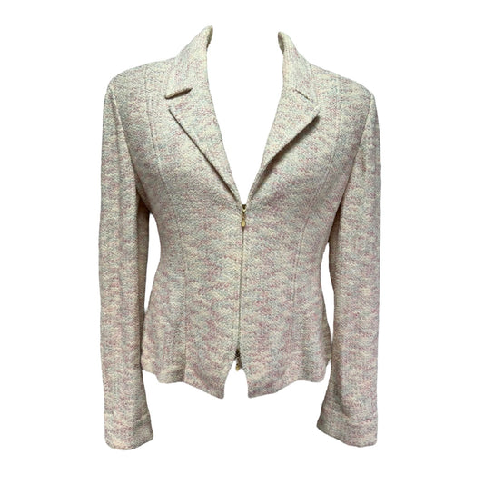 Blazer Luxury Designer By St John Collection In Multi-colored, Size: 16