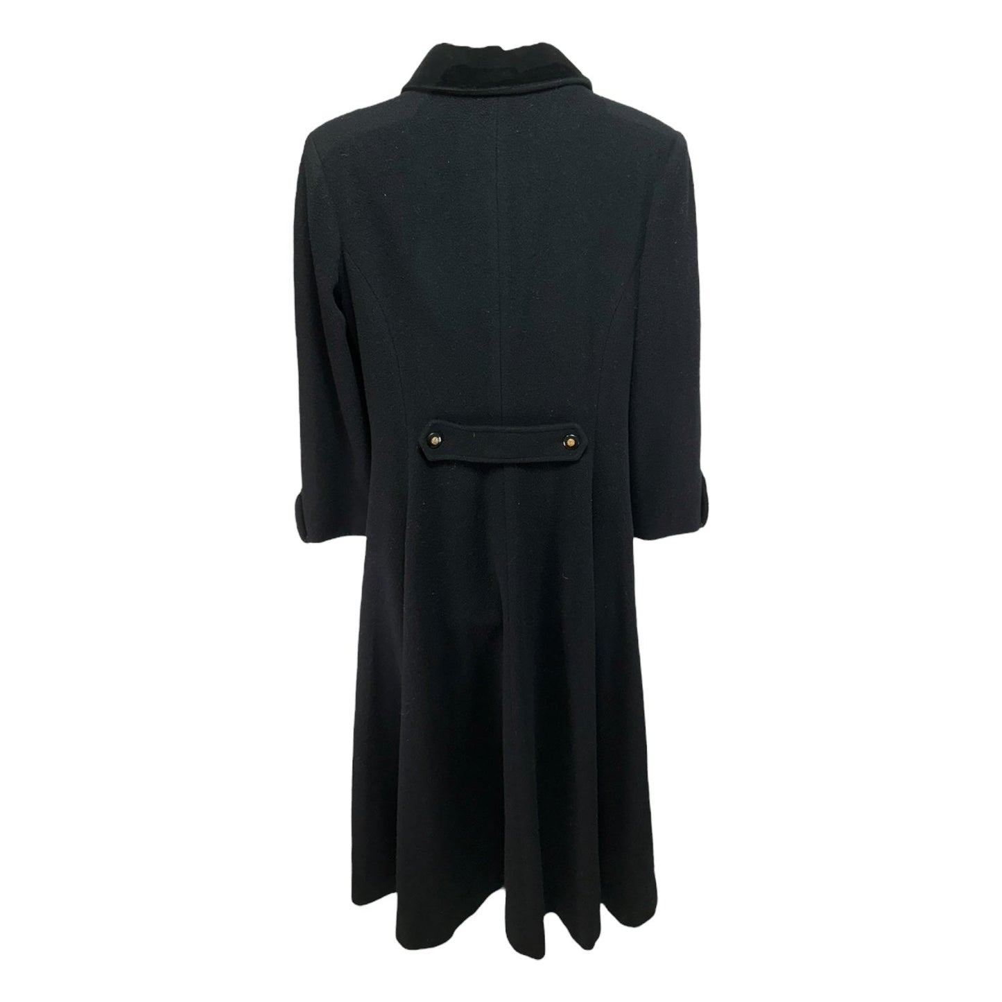 Coat Wool By Mario de Pinto In Black, Size: L