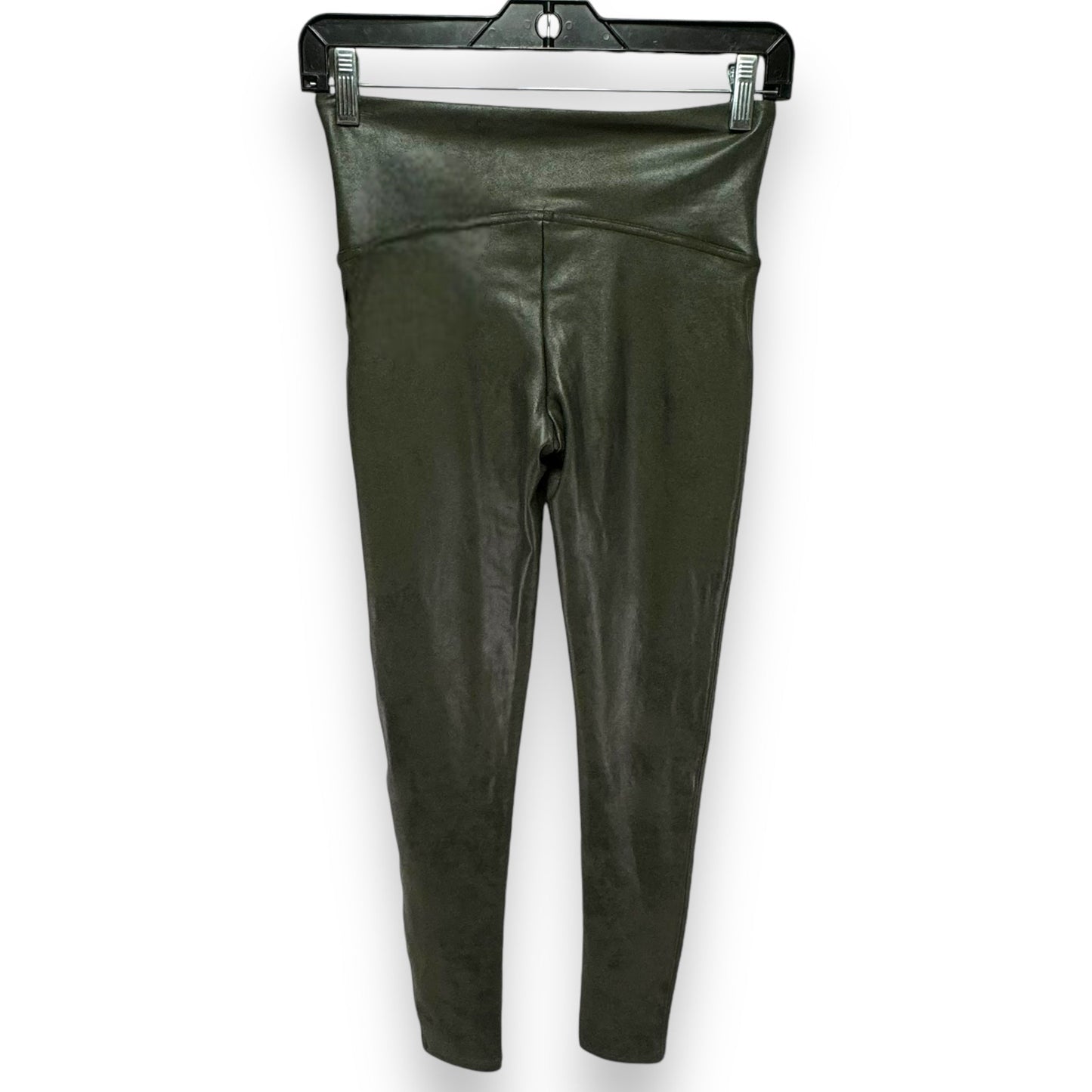 Pants Leggings By Spanx In Green, Size: M