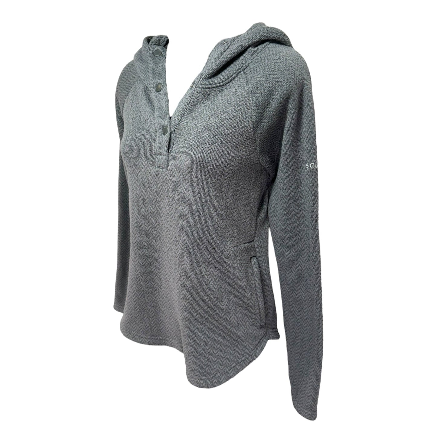 Jacket Fleece By Columbia In Grey, Size: S