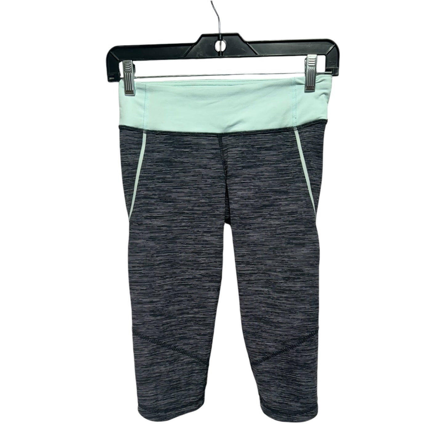 Athletic Capris By Lululemon In Grey, Size: 4