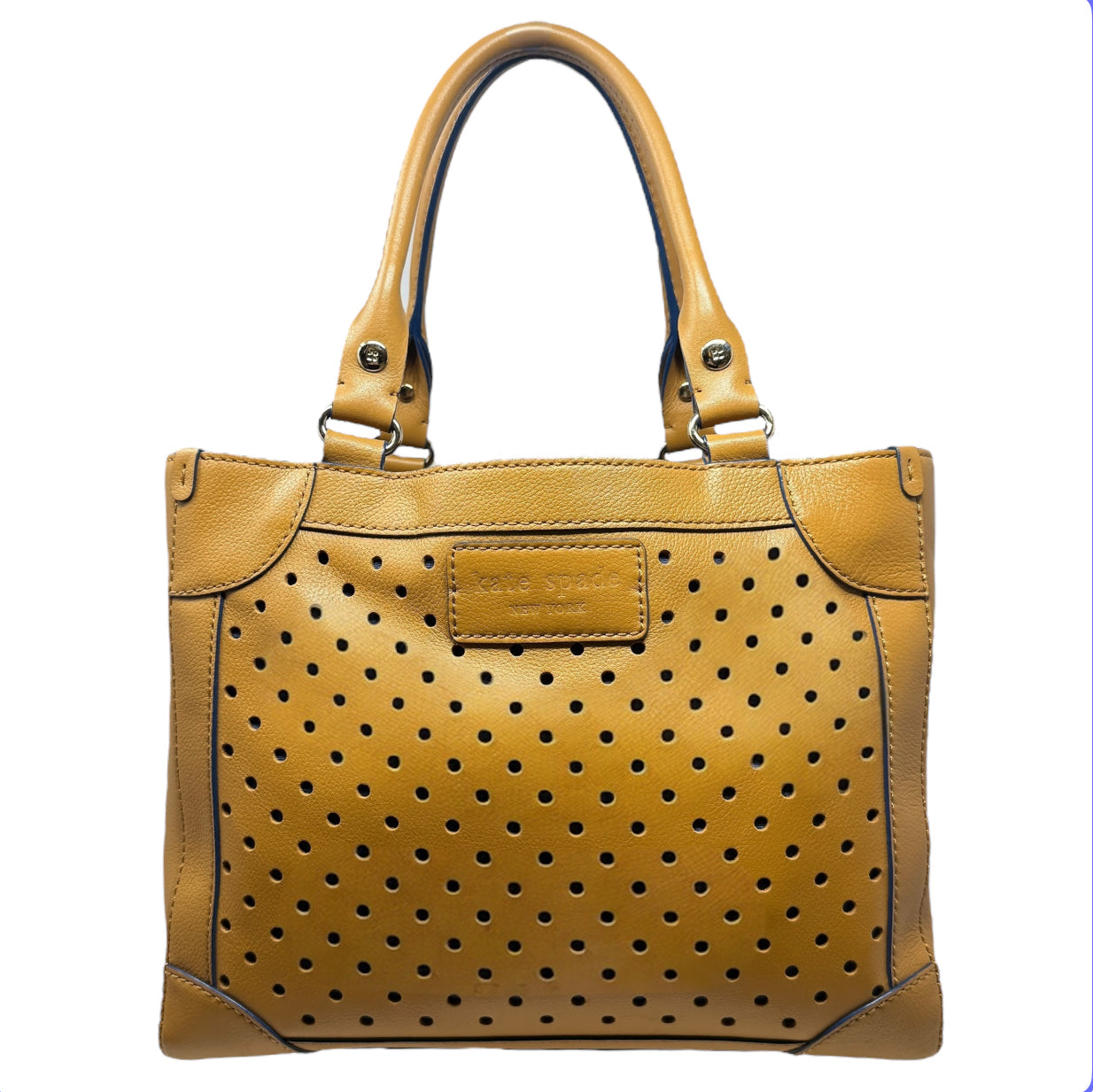 Quinn Hazel Park Perforated Tote Designer By Kate Spade, Size: Medium