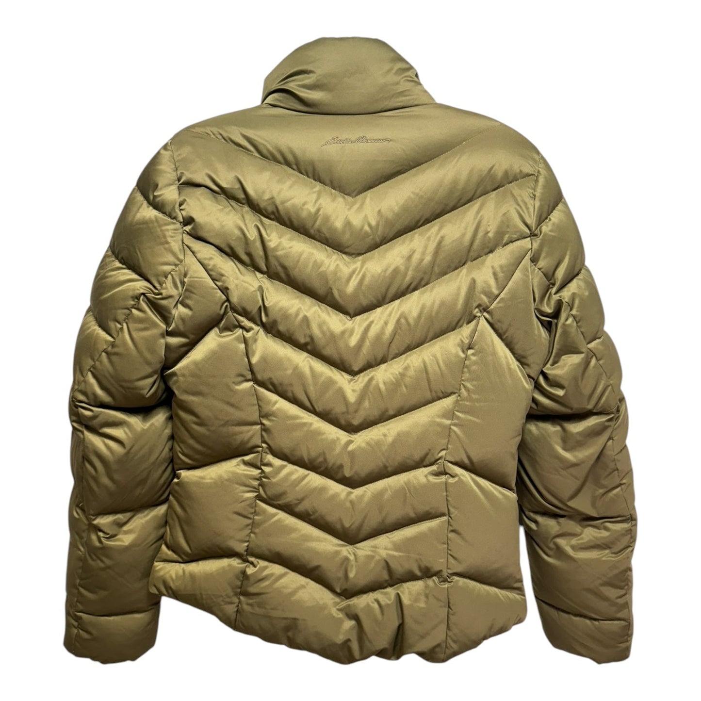 Goose Down Jacket Puffer & Quilted By Eddie Bauer In Green, Size: Xs