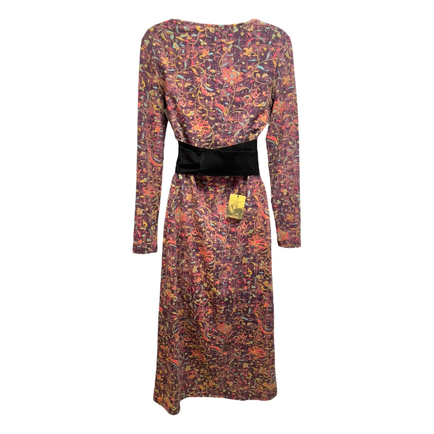 Obi Belt Dress Casual Maxi By Peruvian Connection In Purple, Size: Xs