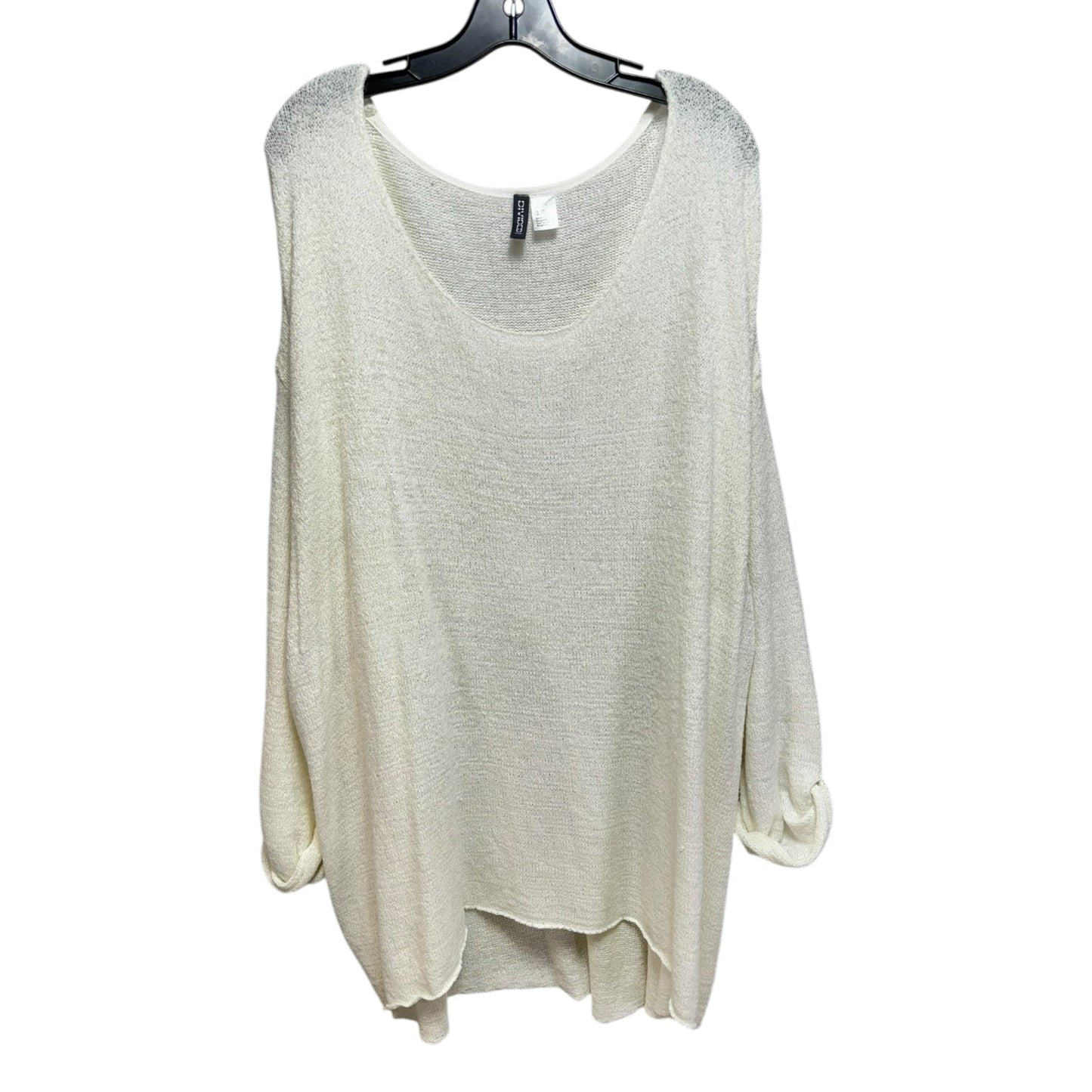 Sweater By Divided In Cream, Size: 3x