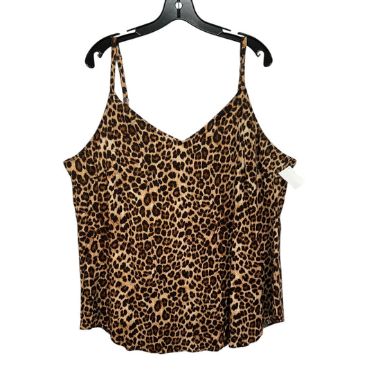 Top Cami By Torrid In Animal Print, Size: 4x