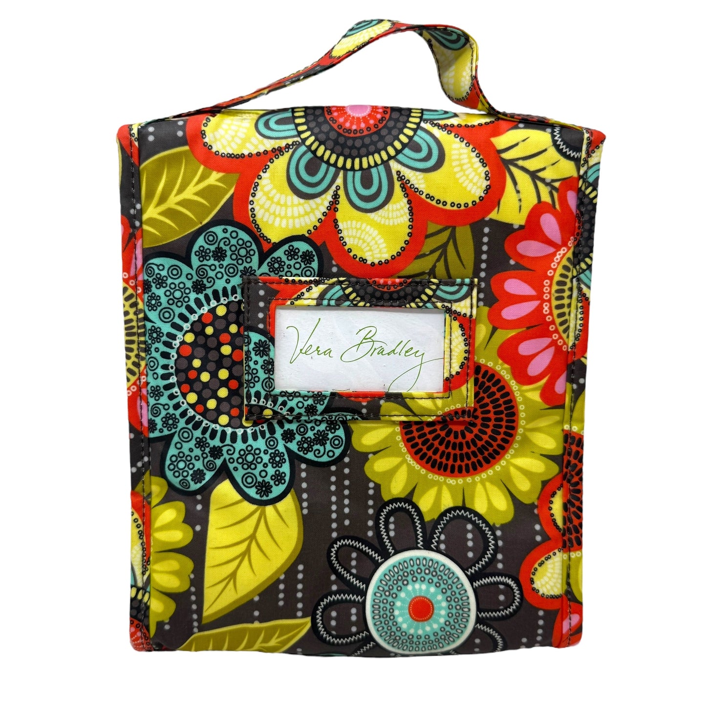 Flower Shower Insulated Lunch Sac By Vera Bradley, Size: Medium