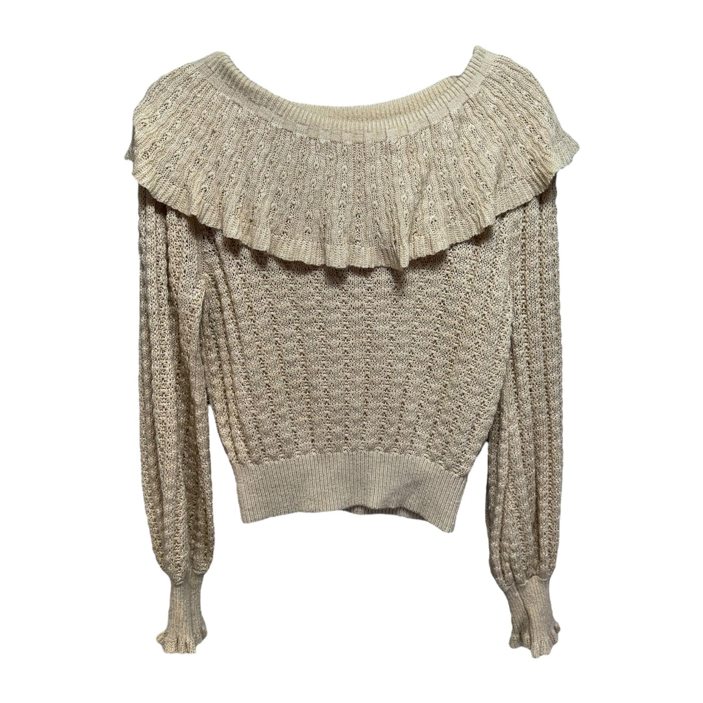 Sweater By Free People In Cream, Size: S