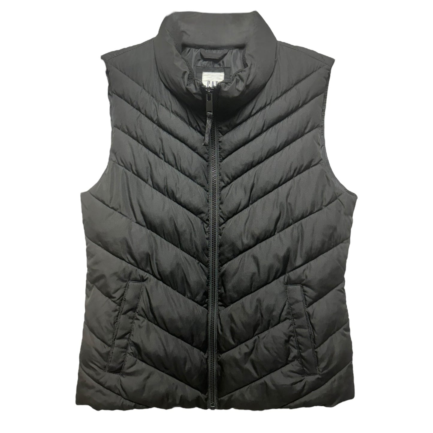 Vest Puffer & Quilted By Gap In Black, Size: XS